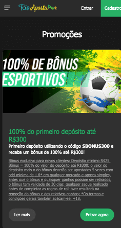 RioAposta promo