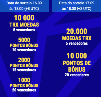 1xBet premios tron promo