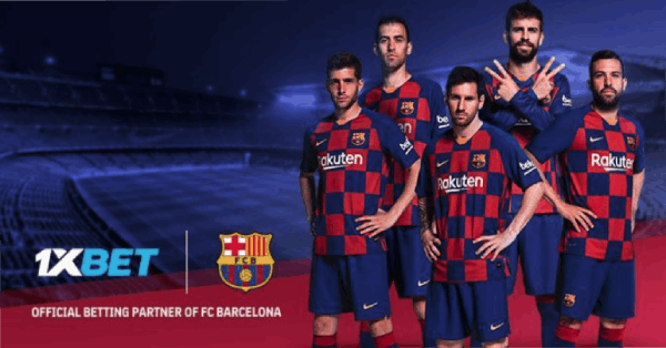 1xBet parceria Barcelona La Liga Apostar