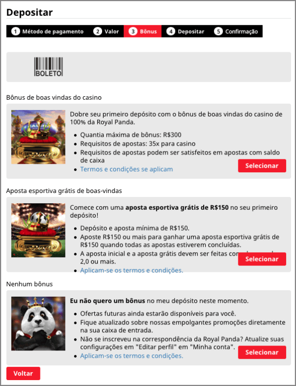 Royal Panda Deposito Brasil 3