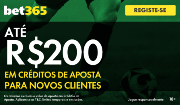 Bet365 bonus boas vindas brasil 200 reais