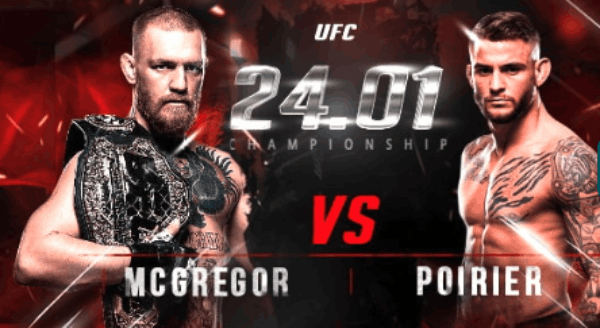 Apostas em Mcgregor x Poirier UFC 22bet