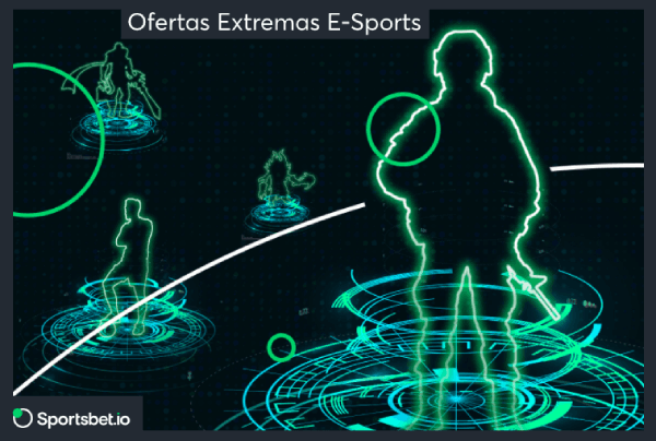 Ofertas extremas em eSports da Sportsbet.io