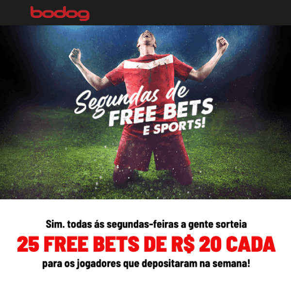 Freebets Bodog Aposta Gratis de Segunda-feira