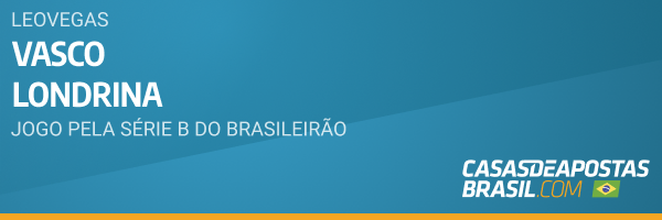 Jogo entre Vasco e Londrina pela série B do brasileirão